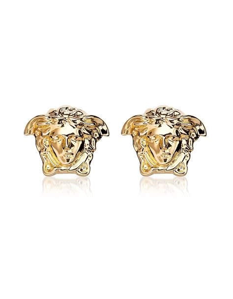 versace medusa stud|Men's Designer and Luxury Earrings .